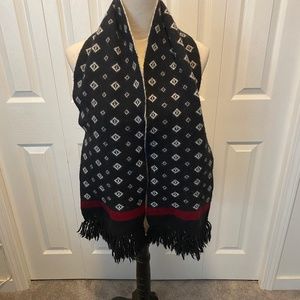 Anne Klein wool mix scarf